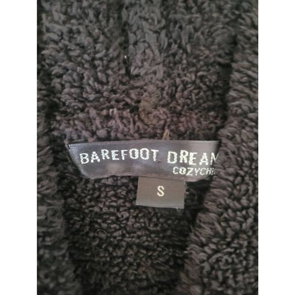 Barefoot Dreams‎ Cozychic Zip Up Hooded Sweater Size Small Chocolate Brown - Picture 2 of 7